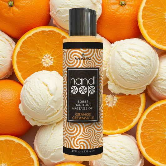 Sensuva HandiPop Orange Creamsicle Edible Massage Gel 4.2 oz