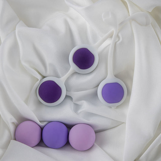 Wellness by Blush Progressive UltraSilk Kegel Training Kit – Purple
