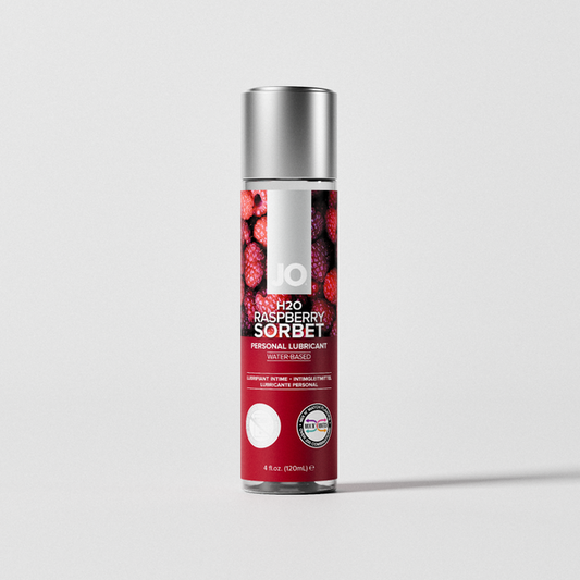 System JO H2O Raspberry Sorbet Flavored Lubricant 4 oz