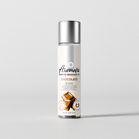 System JO Aromatix Chocolate Kissable Massage Oil 4 oz