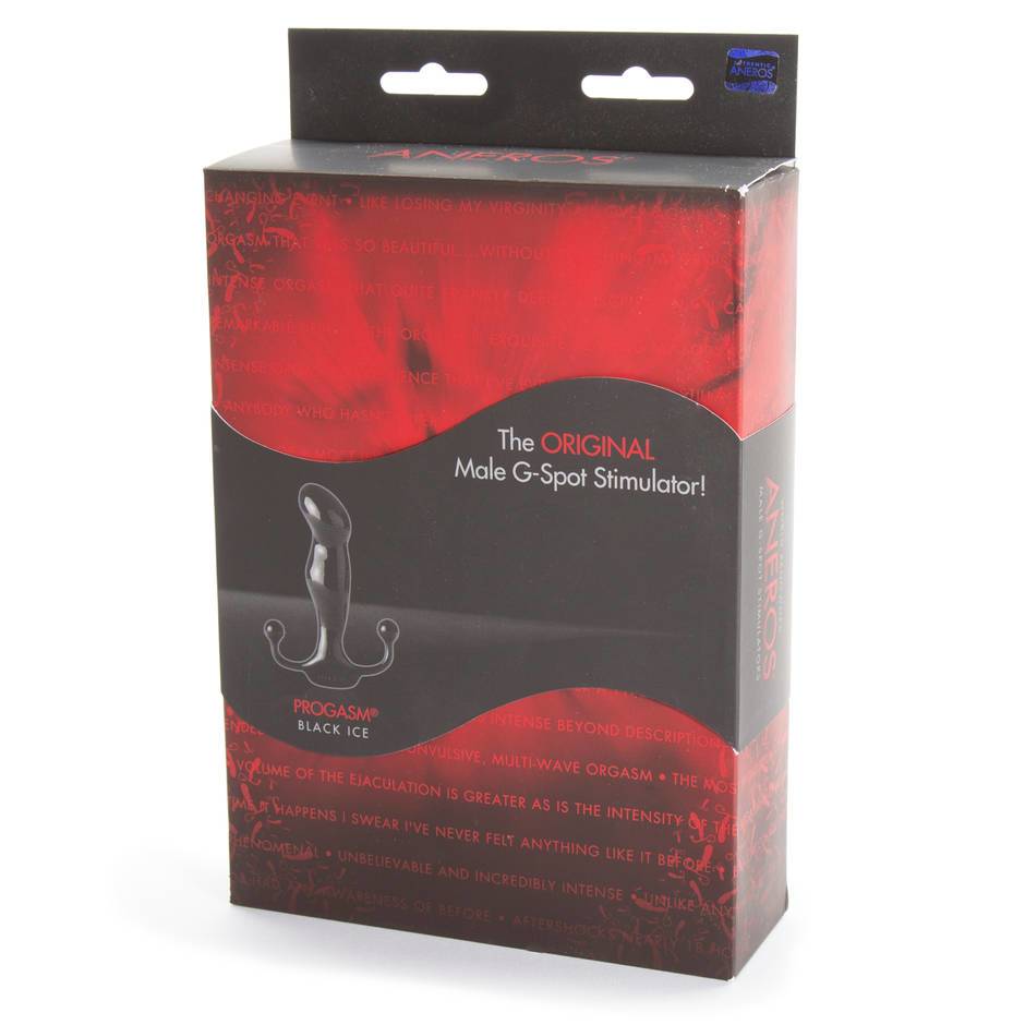 Aneros Progasm Black Ice Prostate Massager – Black