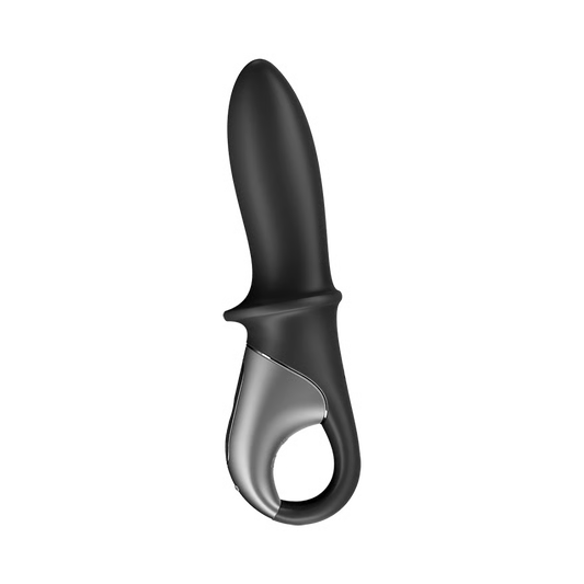 Satisfyer Hot Passion App-Controlled Warming Anal Vibrator - Black