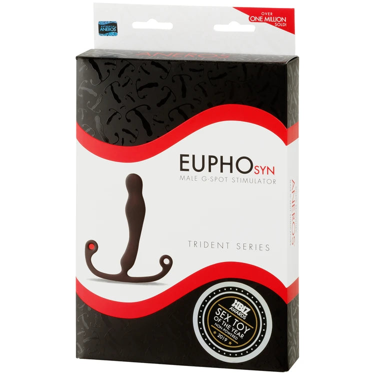 Aneros Eupho Syn Trident Prostate Massager – Black
