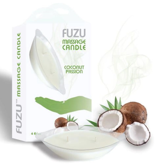 Fuzu Massage Candle - Coconut Passion 4 oz