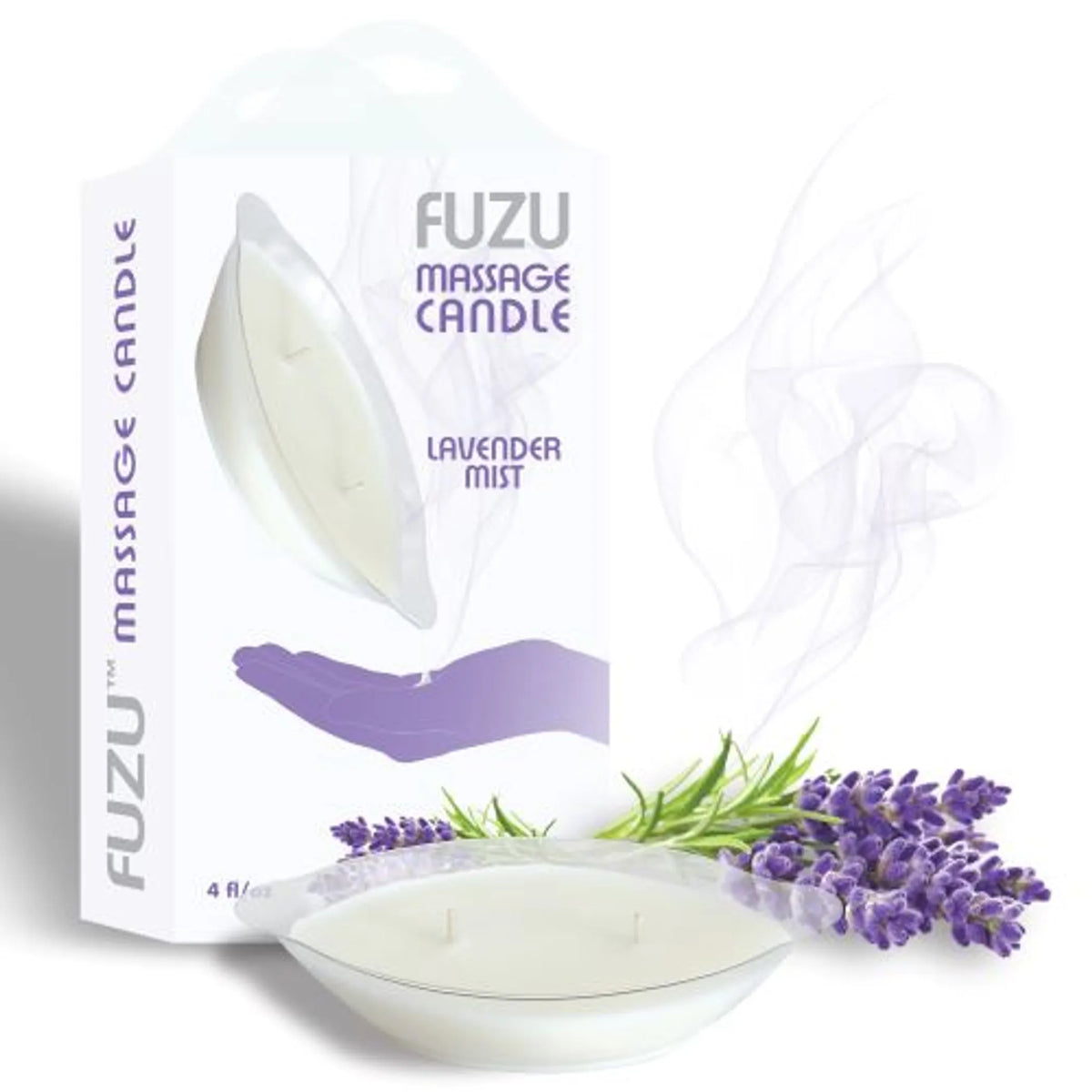 Fuzu Massage Candle - Lavender Mist 4 oz
