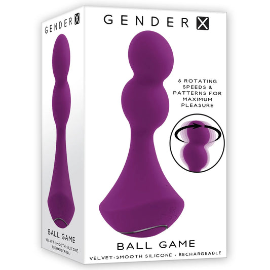 Gender X Ball Game Rotating & Vibrating Beaded Toy