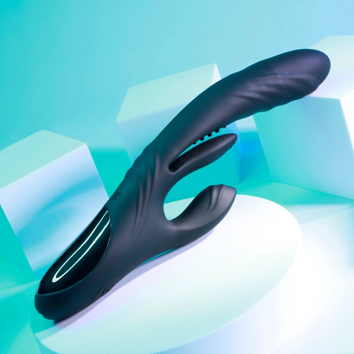 Playboy Pleasure Rapid Rabbit 10.38" Thrusting & Flapping Rabbit Vibrator