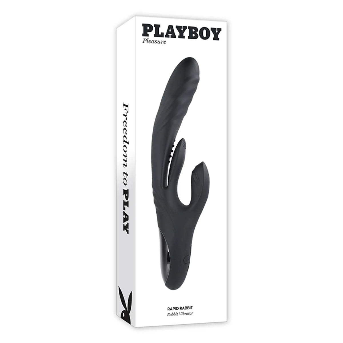 Playboy Pleasure Rapid Rabbit 10.38" Thrusting & Flapping Rabbit Vibrator