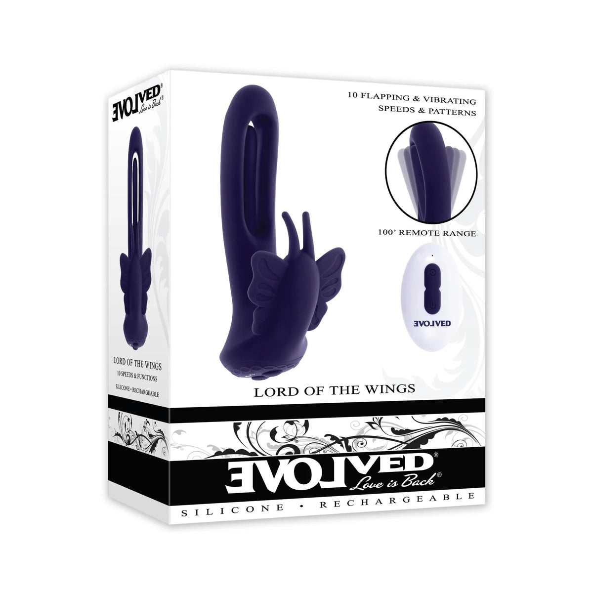 Lord of the Wings Remote-Controlled Dual Stimulator