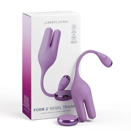 JimmyJane FORM 2 Kegel Rechargeable Silicone Stimulator with Remote