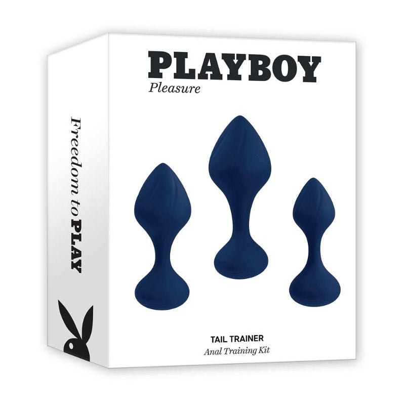 Playboy Pleasure Tail Trainer 3-Piece Anal Training Kit
