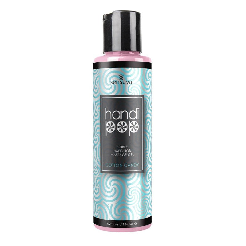 Sensuva HandiPop Cotton Candy Edible Massage Gel 4.2 oz