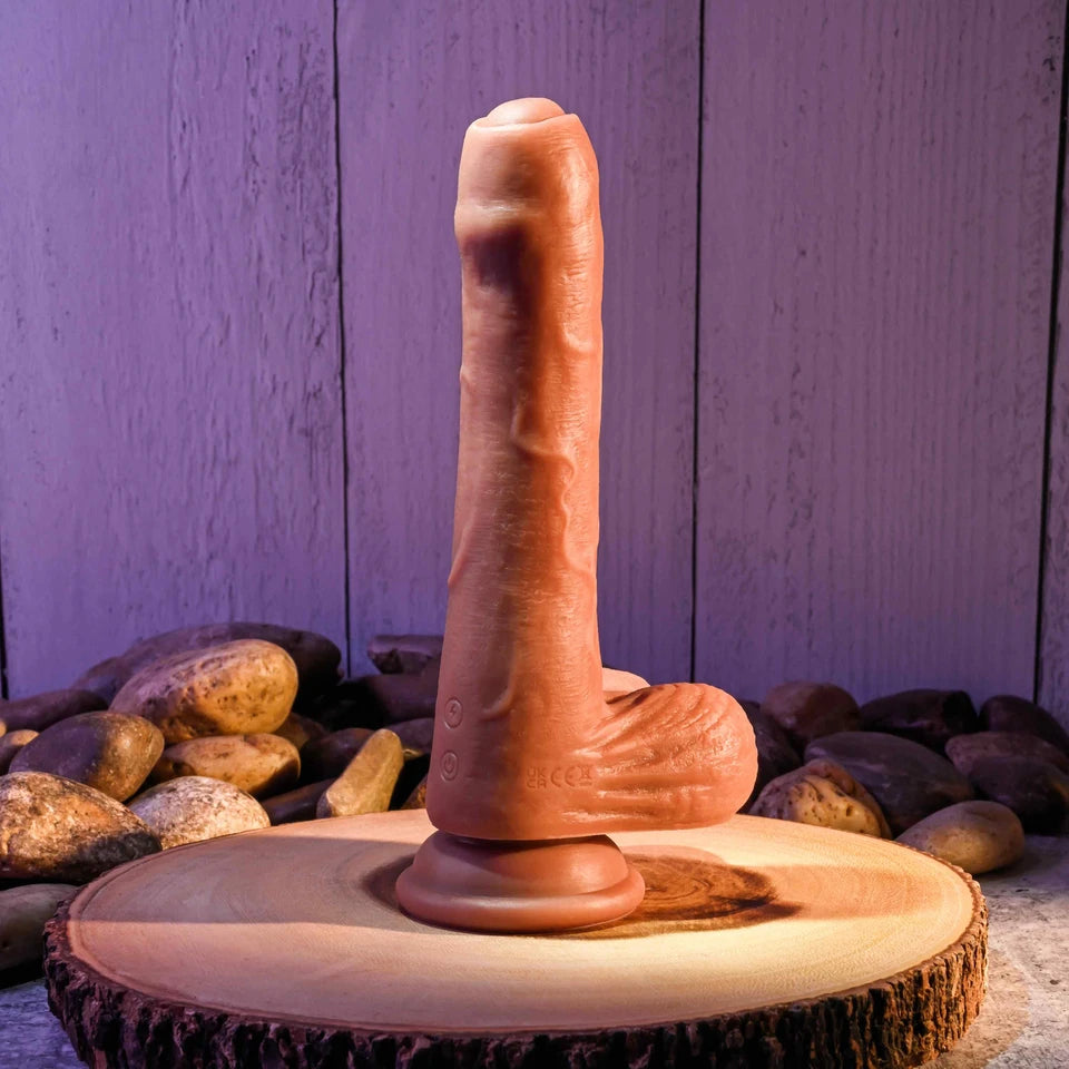 Evolved Novelties Peek A Boo Vibrating Dildo – Dark