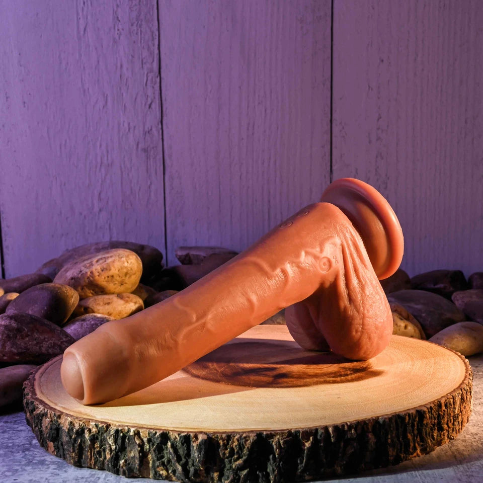 Evolved Novelties Peek A Boo Vibrating Dildo – Dark