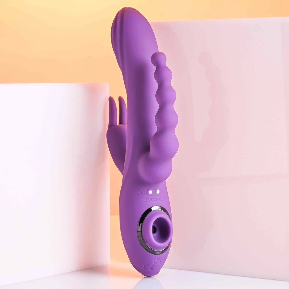 Evolved Novelties Fourgasm 4-Point Suction & Vibration Stimulator