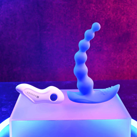 Gender X Beaded Pleasure Remote Control Beaded Vibrator