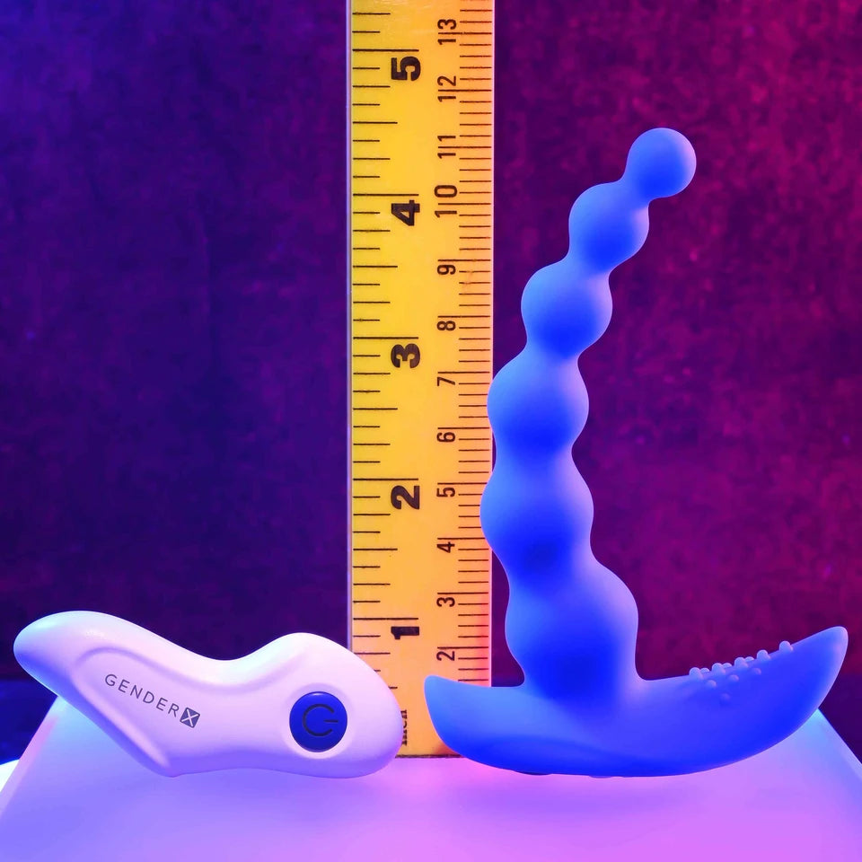 Gender X Beaded Pleasure Remote Control Beaded Vibrator