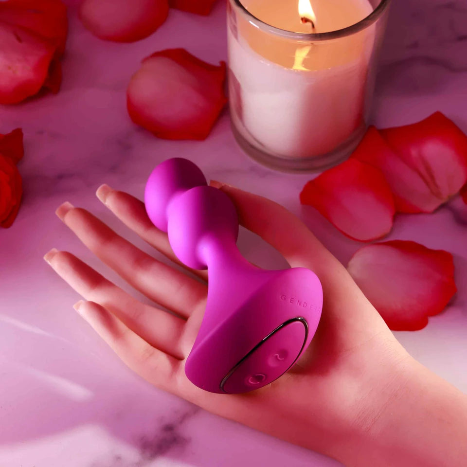 Gender X Ball Game Rotating & Vibrating Beaded Toy