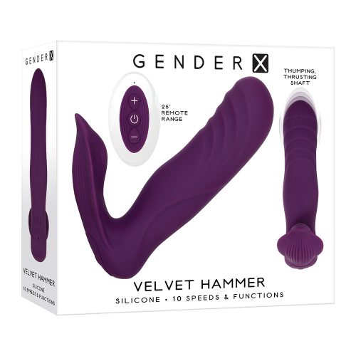Gender X Velvet Hammer Wearable Thrusting & Vibrating Massager