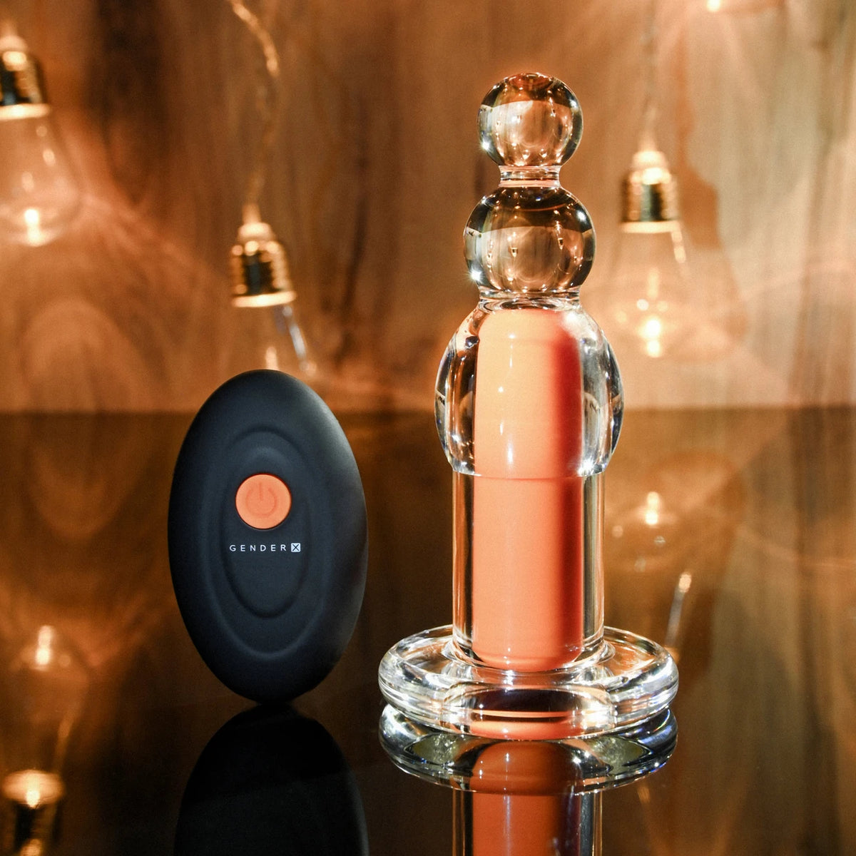 Gender X Orange Dream Remote Control Beaded Vibrator