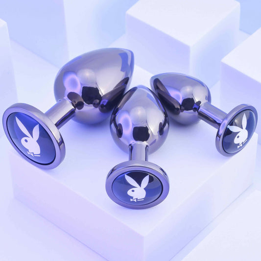 Playboy Pleasure Pleasure 3 Ways 3-Piece Metal Anal Training Kit