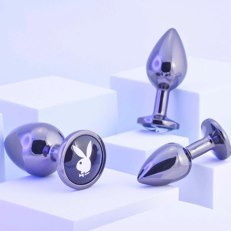 Playboy Pleasure Pleasure 3 Ways 3-Piece Metal Anal Training Kit