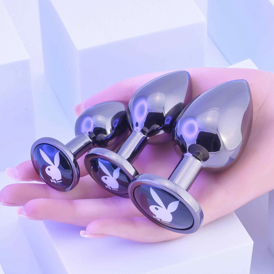 Playboy Pleasure Pleasure 3 Ways 3-Piece Metal Anal Training Kit