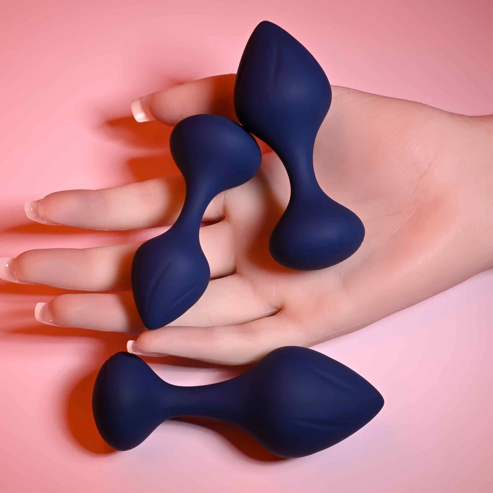Playboy Pleasure Tail Trainer 3-Piece Anal Training Kit