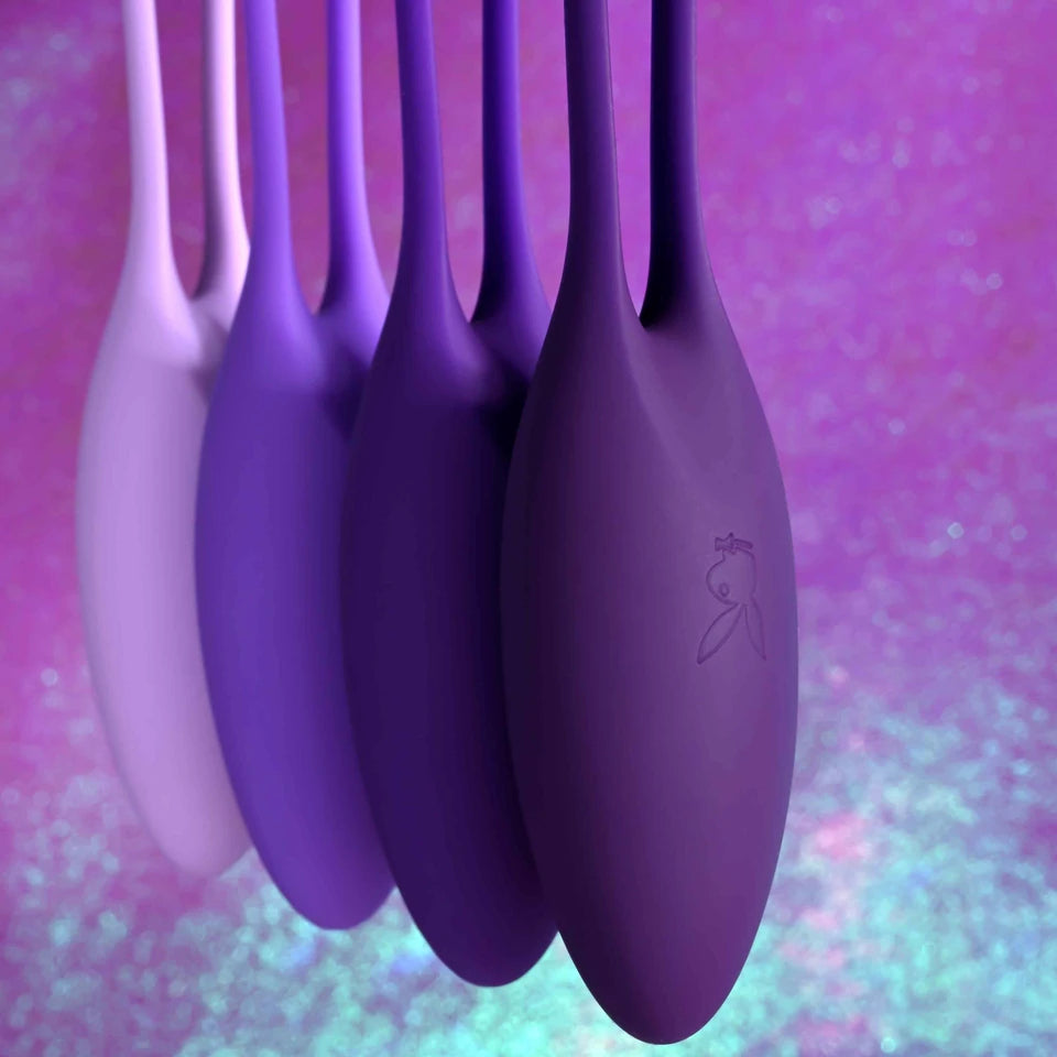 Playboy Pleasure Put In Work 4-Piece Kegel Ball Set