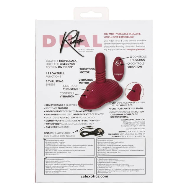 CalExotics Dual Rider Remote Control Thrust & Grind – Red