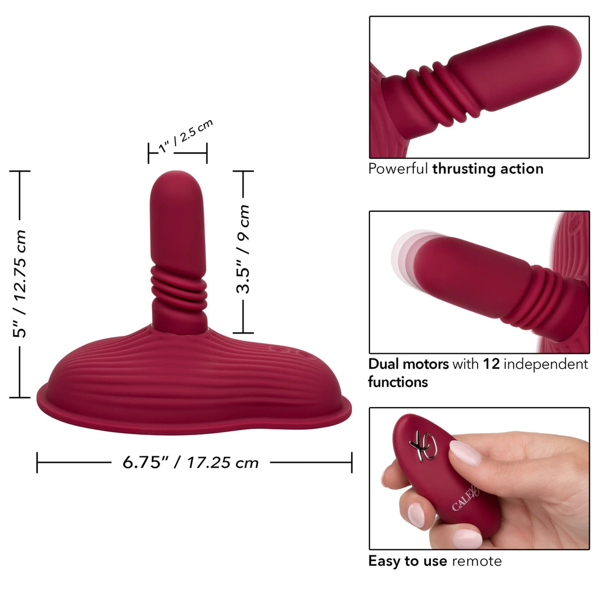 CalExotics Dual Rider Remote Control Thrust & Grind – Red