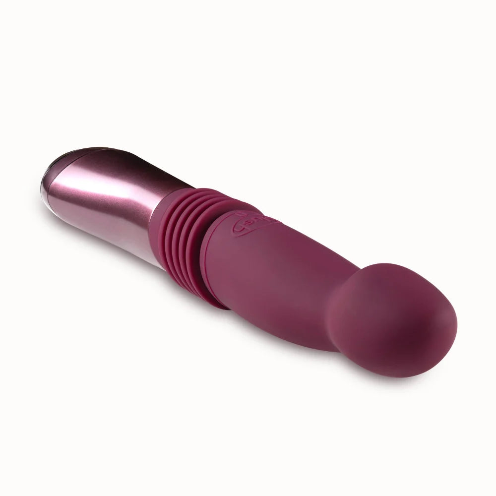 Temptasia Trixie 10" Thrusting G-Spot Vibrator – Wine