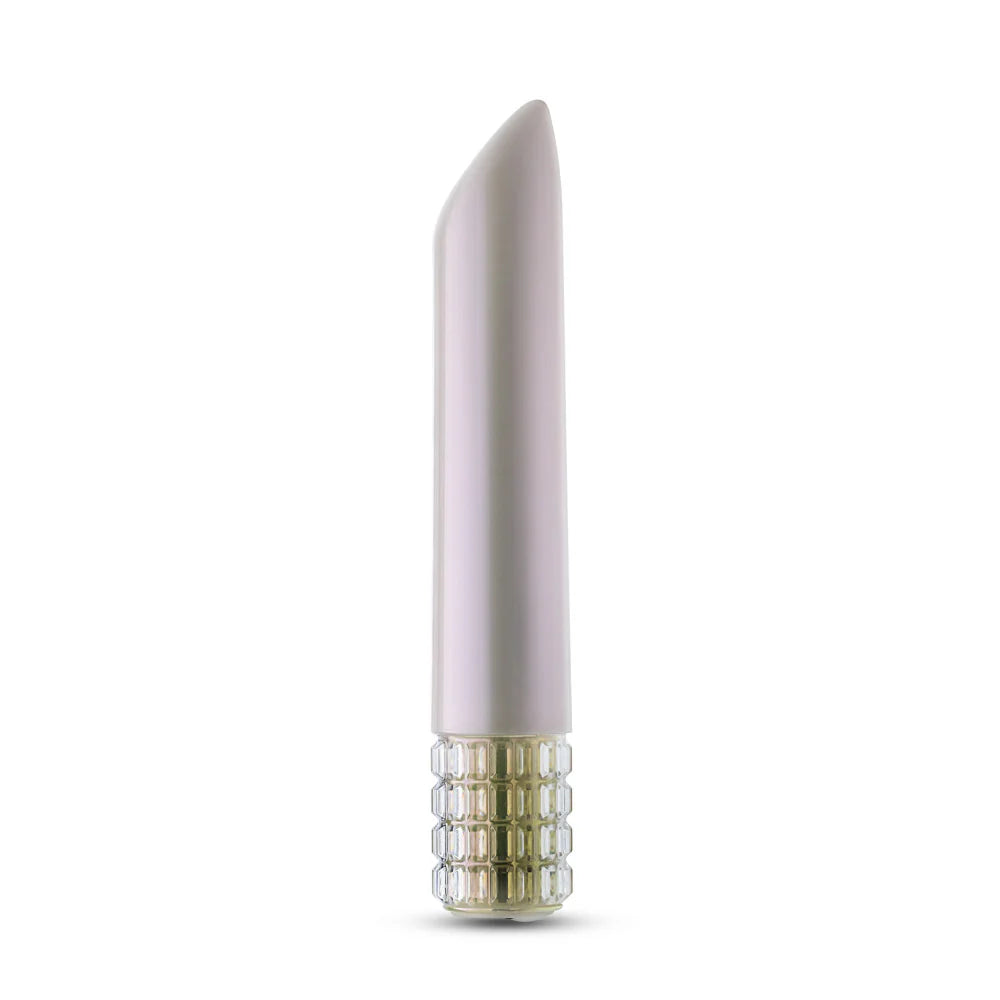 Oh My Gem Bold 5" Pocket-Sized Power Vibrator – White