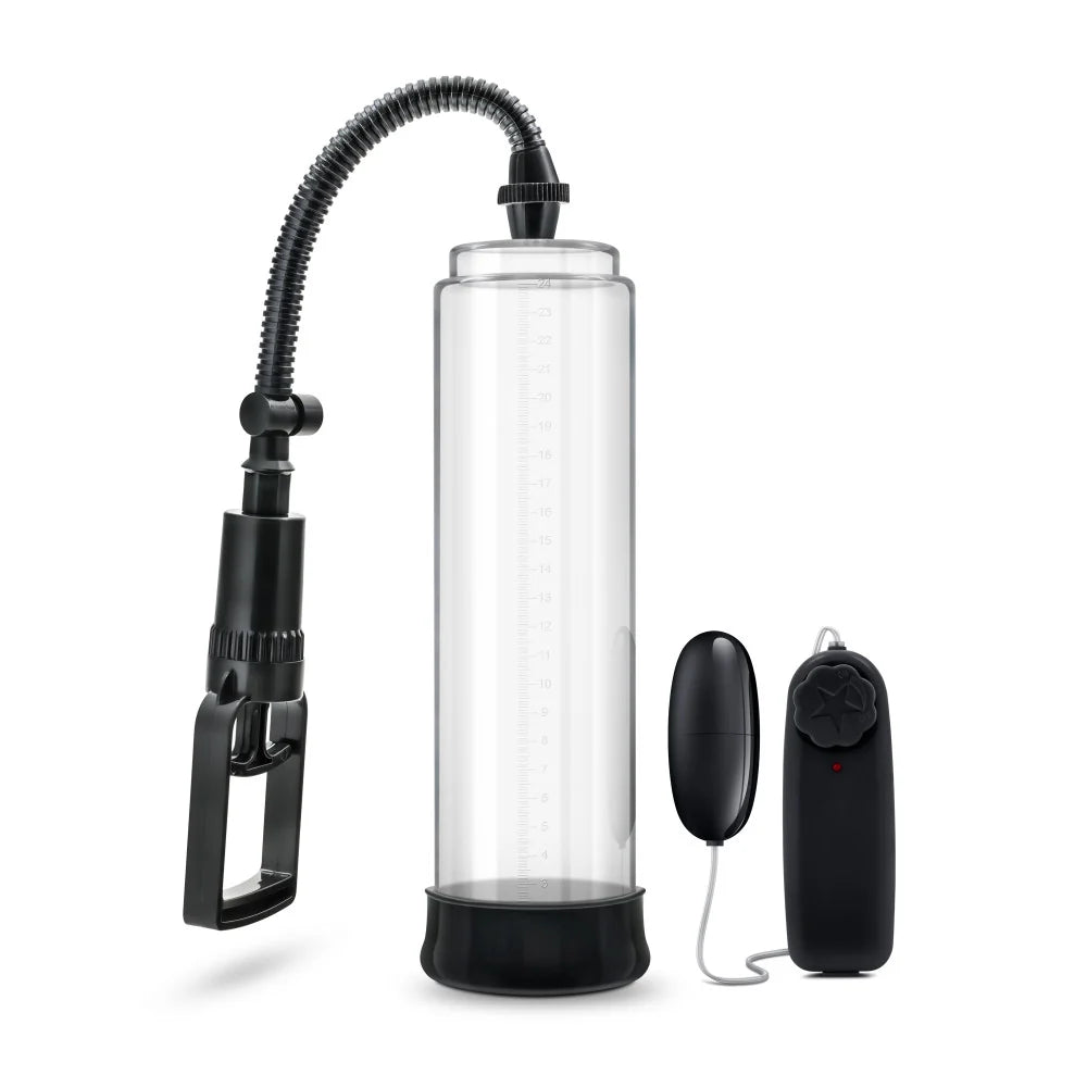 Performance by Blush VX4 Vibrating Male Enhancement Pump – Clear/Black