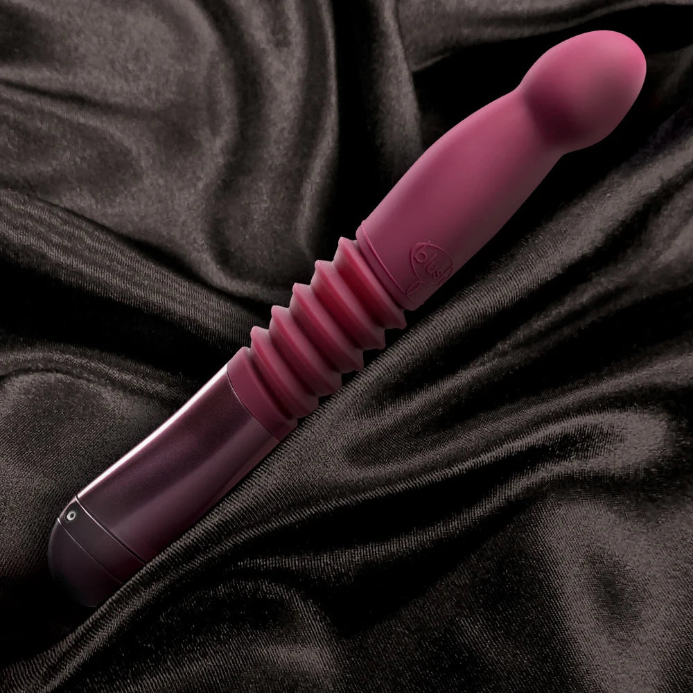 Temptasia Trixie 10" Thrusting G-Spot Vibrator – Wine