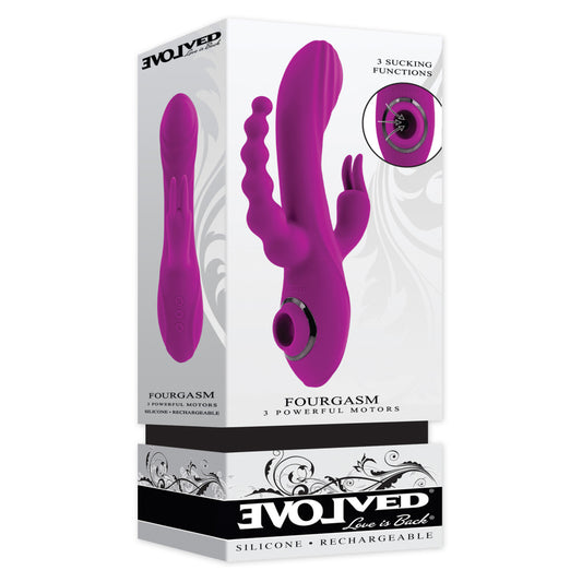 Evolved Novelties Fourgasm 4-Point Suction & Vibration Stimulator
