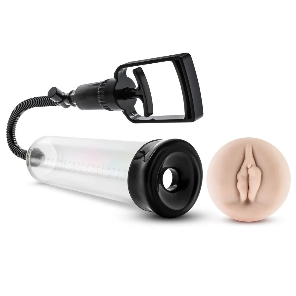 Performance by Blush VX4 Vibrating Male Enhancement Pump – Clear/Black