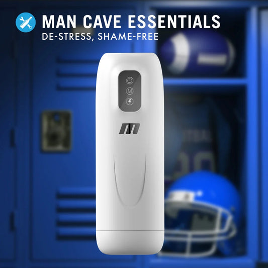 M For Men Robo-Bator Automatic Vibrating & Stroking Masturbator – White