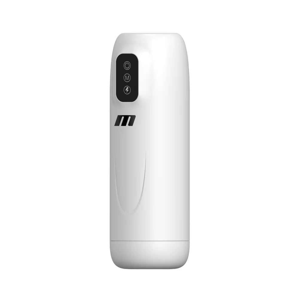 M For Men Robo-Bator Automatic Vibrating & Stroking Masturbator – White