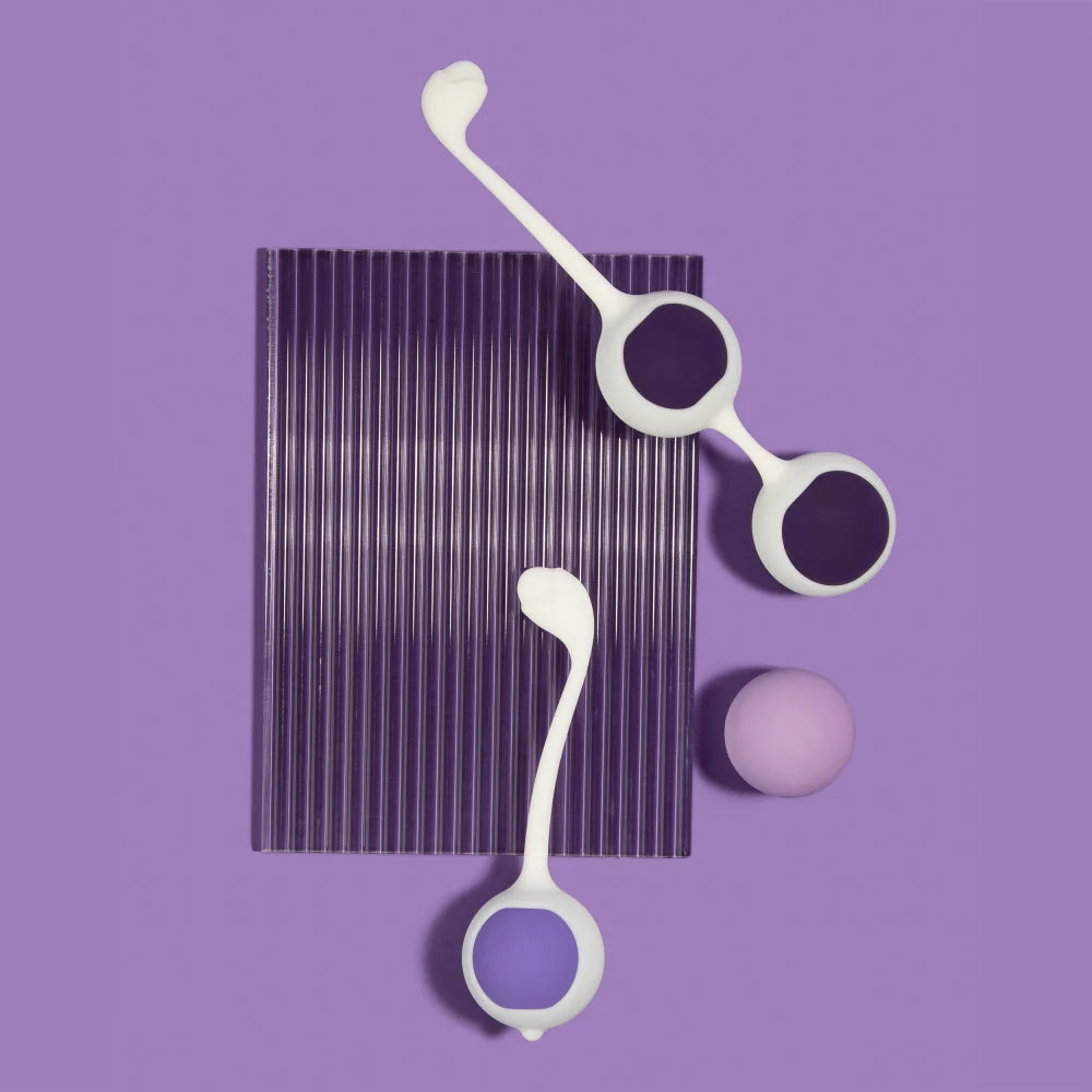 Wellness by Blush Progressive UltraSilk Kegel Training Kit – Purple