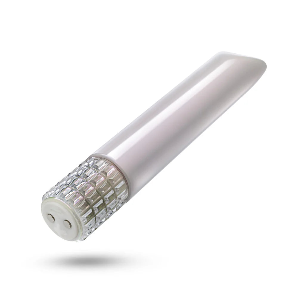 Oh My Gem Bold 5" Pocket-Sized Power Vibrator – White