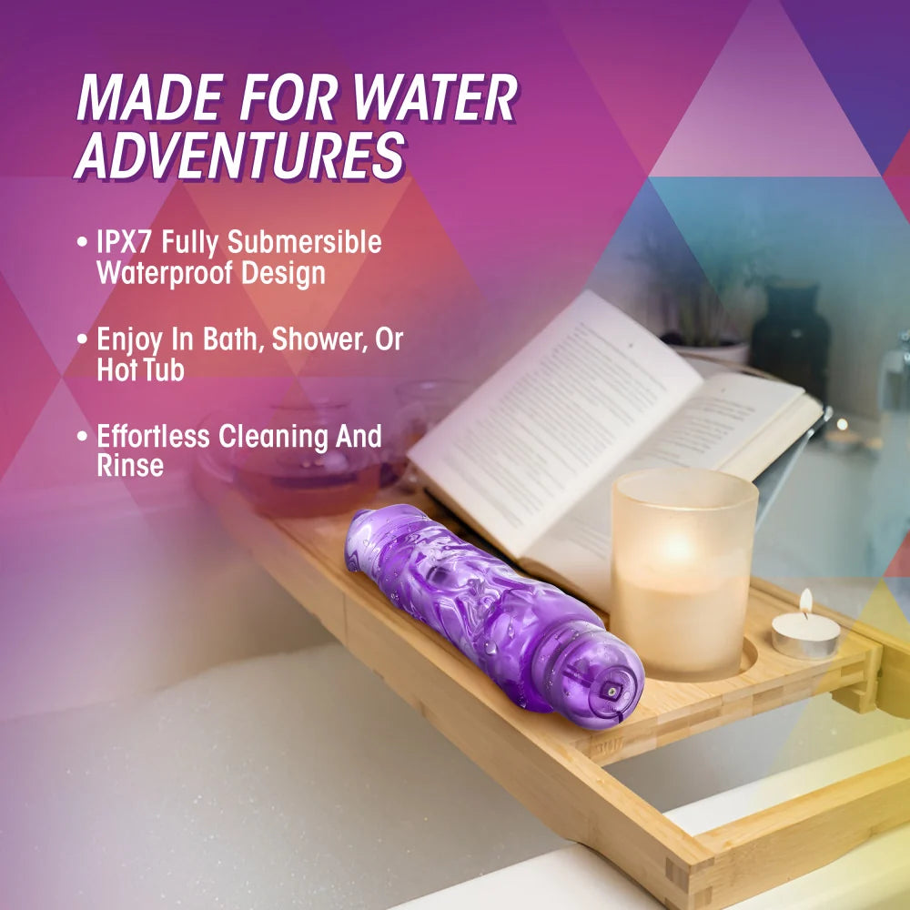 Naturally Yours Wild Ride 9.25" Realistic Vibrator – Purple