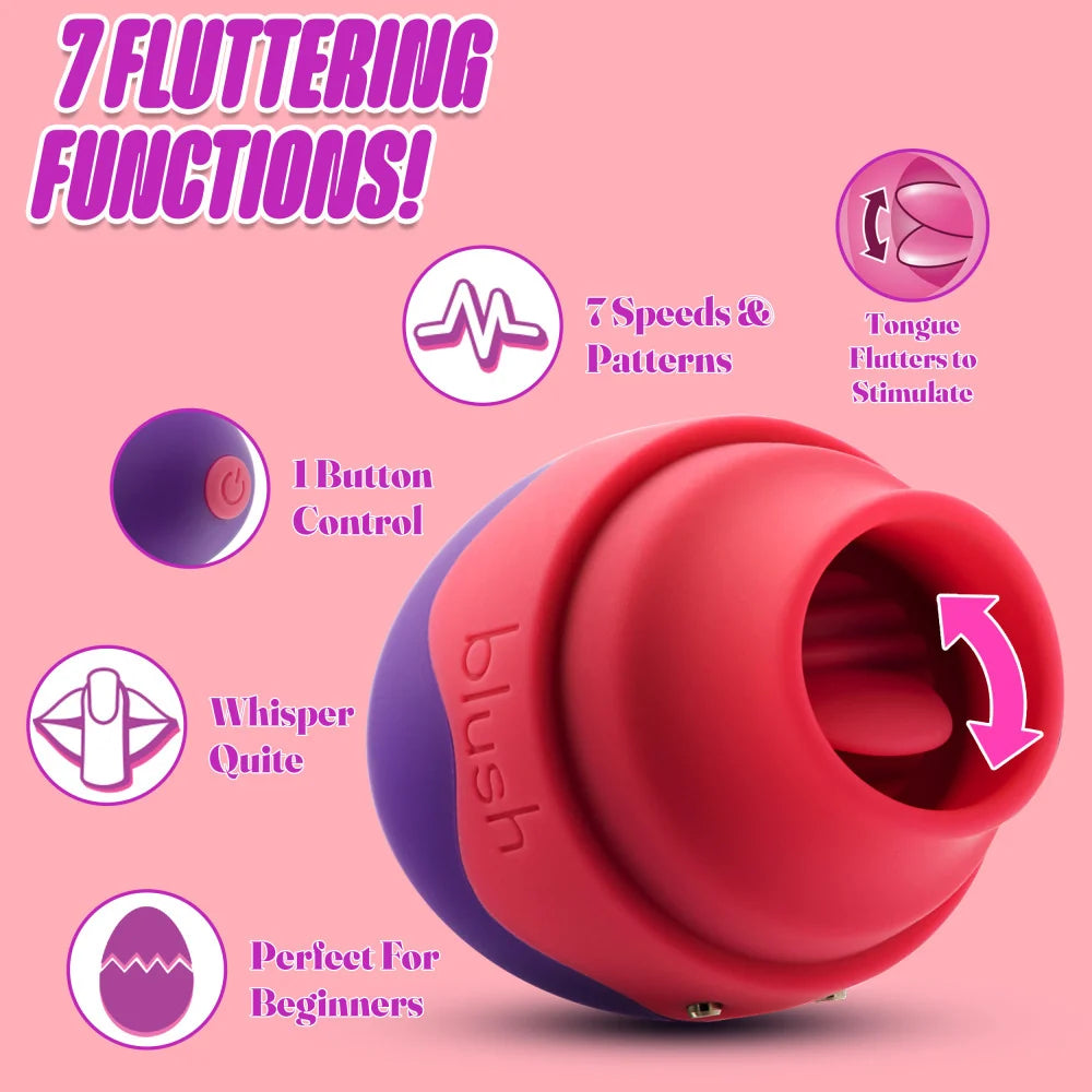 ARIA Flutter Tongue Clitoral Stimulator – Multi-Color