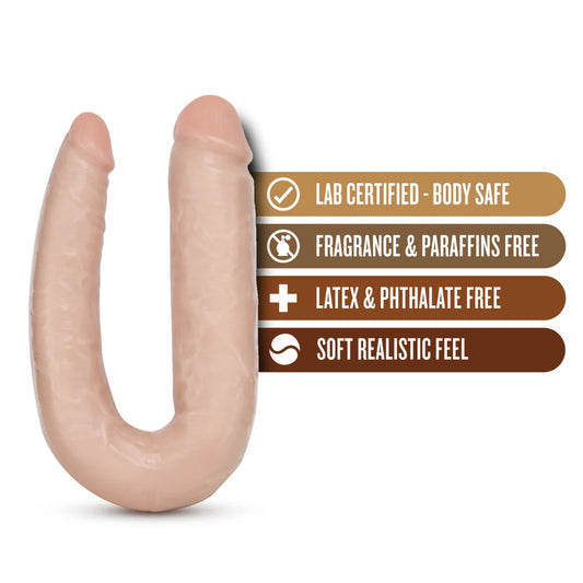 Dr. Skin Dr. Double 18" Double-Ended Dildo – Vanilla