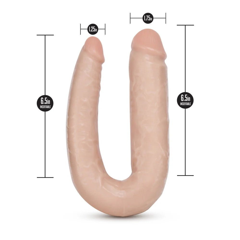 Dr. Skin Dr. Double 18" Double-Ended Dildo – Vanilla