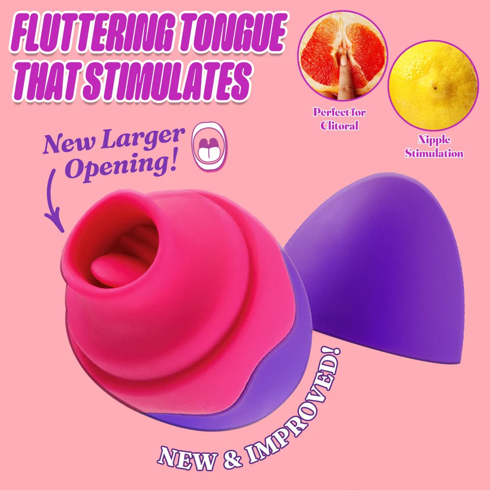 ARIA Flutter Tongue Clitoral Stimulator – Multi-Color