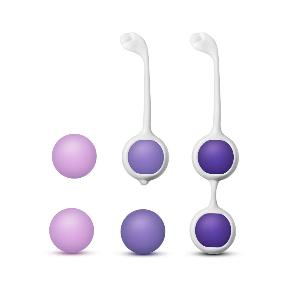 Wellness by Blush Progressive UltraSilk Kegel Training Kit – Purple