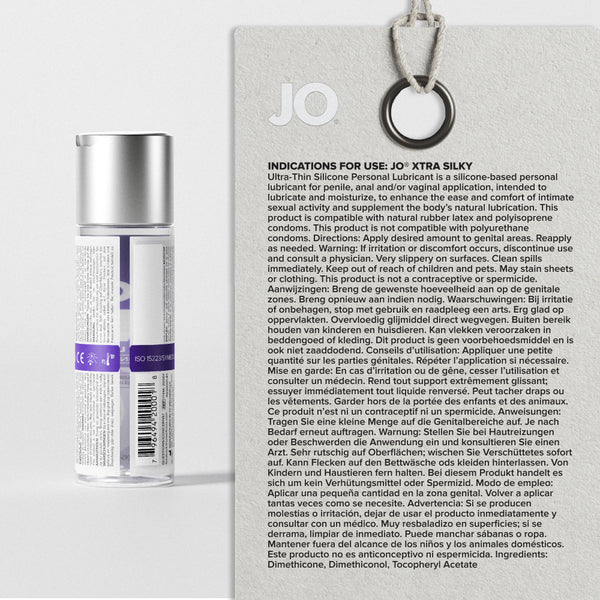 System JO Xtra Silky Silicone Lubricant 2 oz