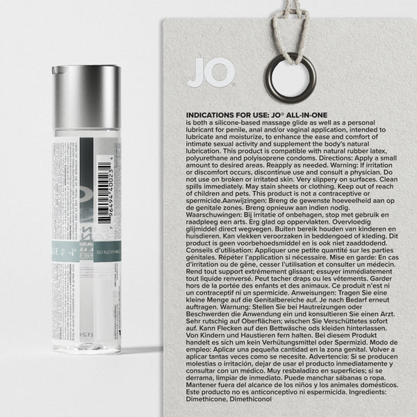 System JO All-In-One Sensual Massage Glide - Fragrance Free 4 oz