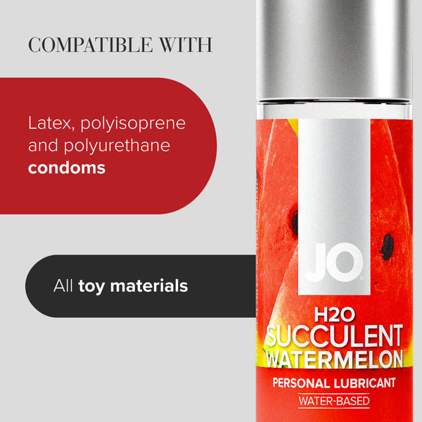 System JO H2O Succulent Watermelon Flavored Lubricant 4 oz